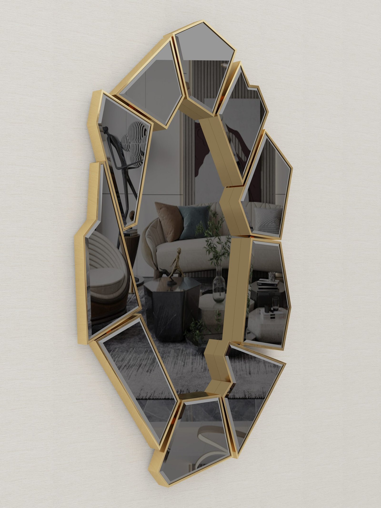 Crackle Mirror