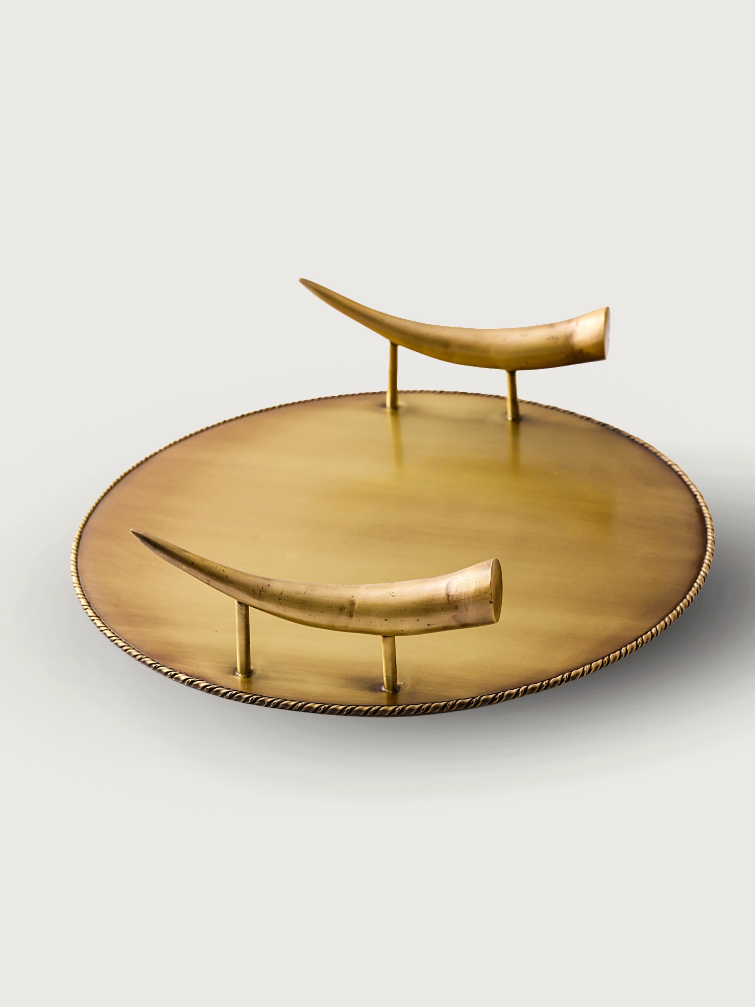 Horn Tray Round